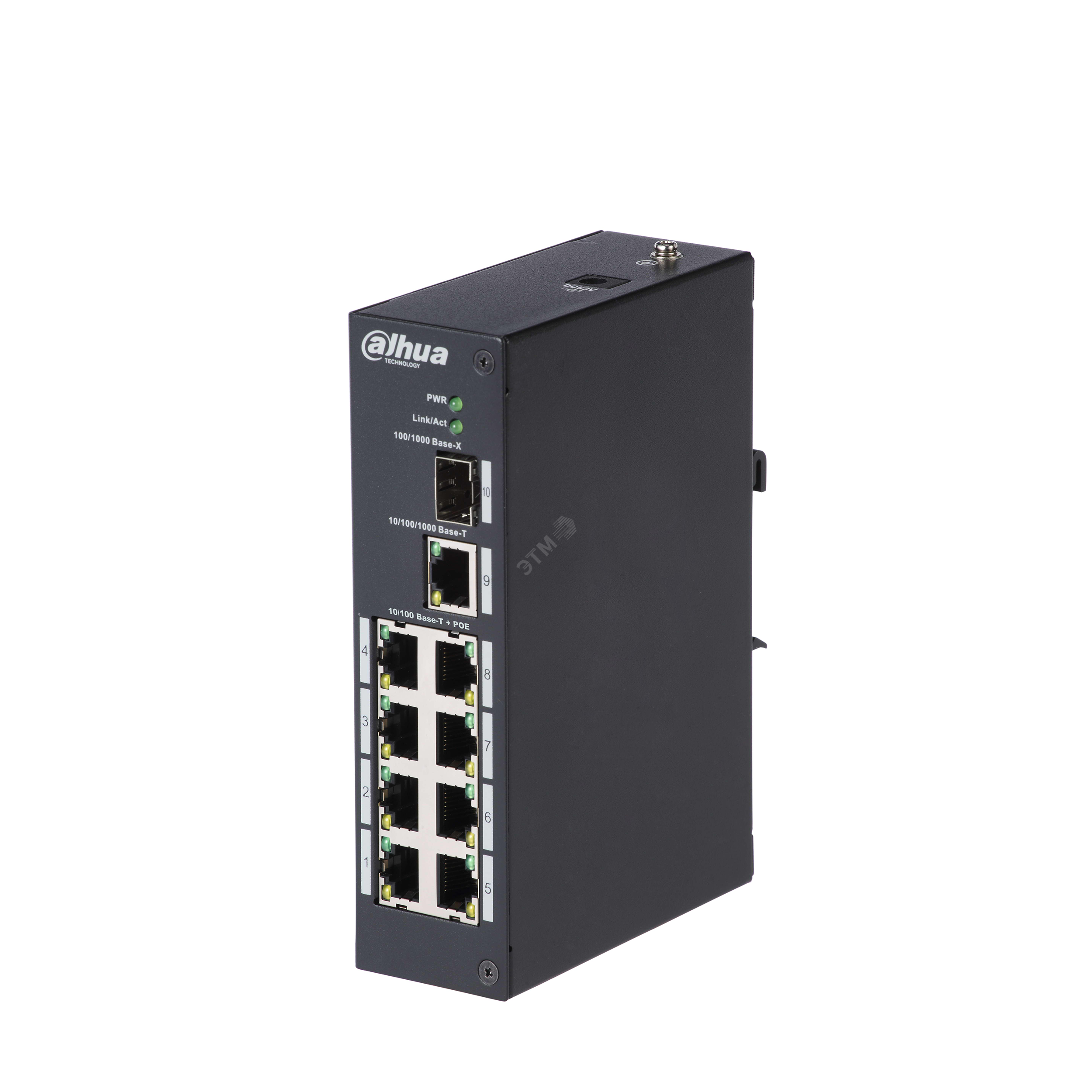 Коммутатор неуправляемый 8 портов GE/SFP10 100 1000 Мб/с PoE 96Вт