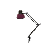 Бета-К НДБ37-60-159 (220В, 60Вт, ЛОН/LED Е27, на струбцине МС) настол., без лампы, фиолетовый
