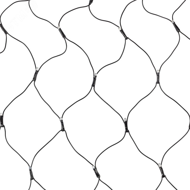 Гирлянда Сеть 2х2х1.5 м, свечение с динамикой, прозрачный ПВХ, 136 LED, 230 В, свечение белый