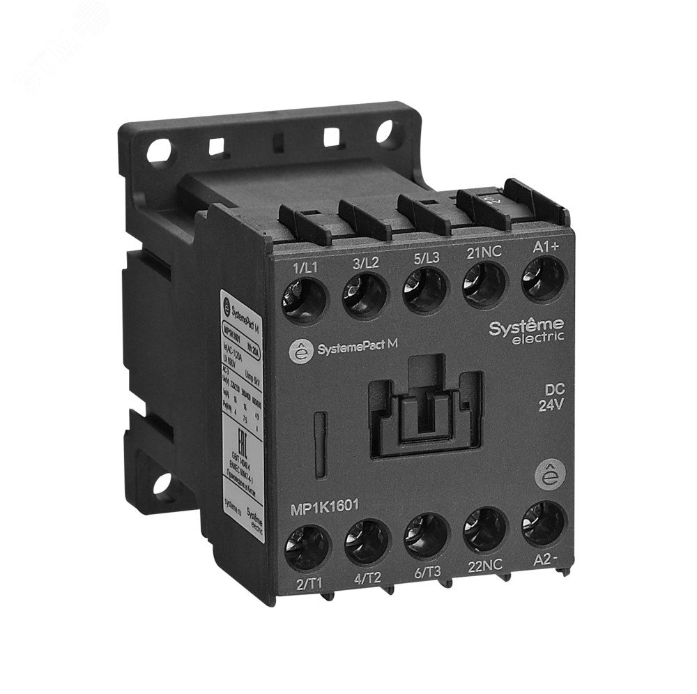 Контактор MP1K 4P(4НО) 12A DC220V