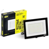 Прожектор СДО 06-70 светодиодный черный IP65 6500K IEK