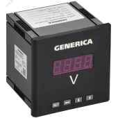 Вольтметр цифровой щитовой однофазный 96х96мм LED GENERICA