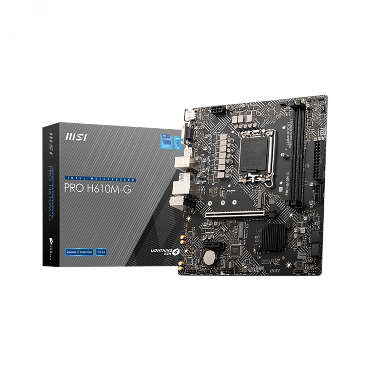 Материнская плата PRO H610M-G, Intel H610, Micro ATX