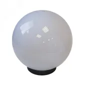 Светильник садово-парковый шар белый D400mm Е27 НТУ 01-150-401