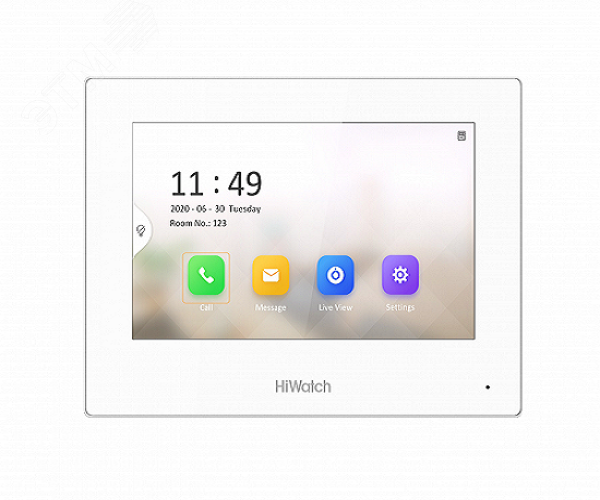 Видеодомофон IP 7' PoE