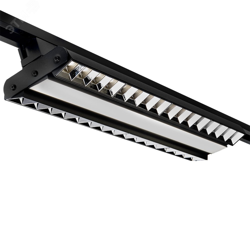 Светильник светодиодный трековый на шинопровод черный ДПО-96Вт IP20 4000К 8160Лм PTR 2260R 3S