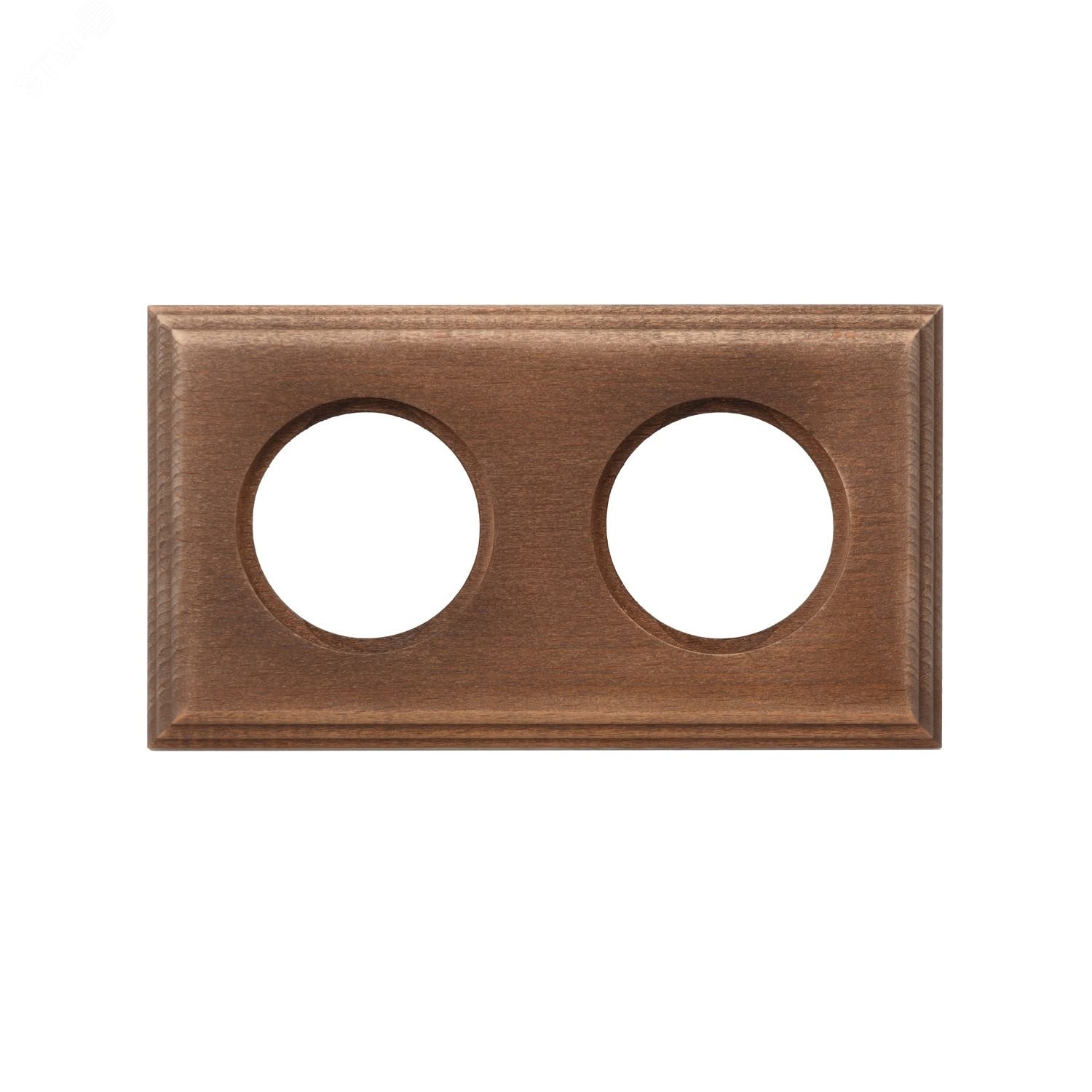 Шедель Рамка 2-х постовая для скрытого монтажа (дерево, Винтаж)