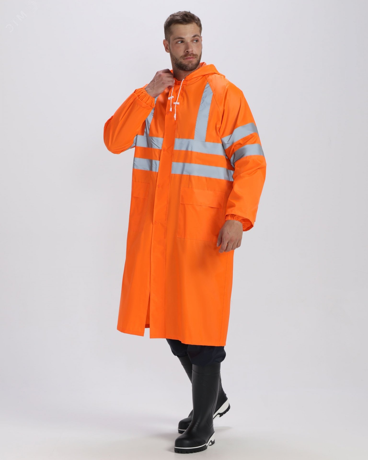 Плащ влагозащитный сигнальный ProfLine Specialist СОП, оранжевый,68-70