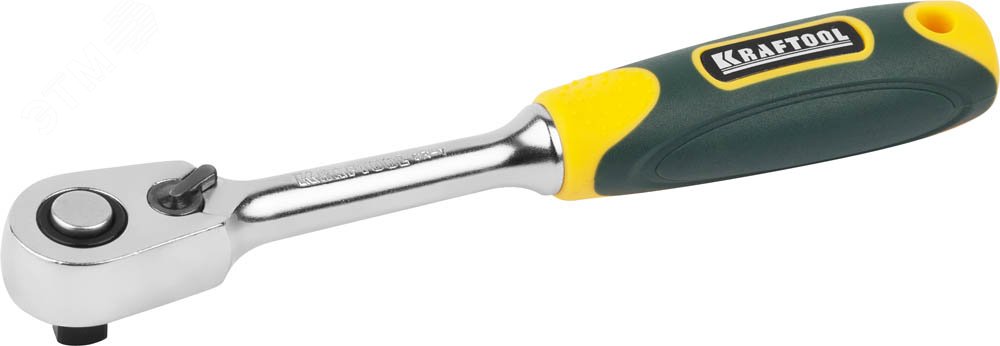 Трещотка для торцовых головок ''PRO'', Сr-V сталь, 60 зубцов, 1/4''