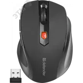 Мышь беспроводная Ultra мм-315 800-1600 dpi, 6 кнопок, черный
