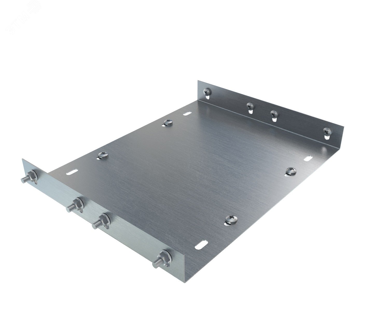 Соединитель лотков СЛ.ЛМ-50х50 УХЛ1 , оцинкованный лист (толщина покрытия 10...18мкм), S1,0 мм