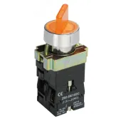 Переключатель LAY5-BK2565 2 позиции желтый