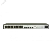 Коммутатор управляемый L2 20 портов RJ45 10/100 Мб/с, 4хSFP 1000 Мб/с