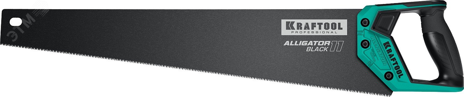 Ножовка для точного реза ''Alligator BLACK 11'', 550 мм, 11 TPI 3D зуб