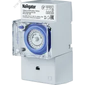 Таймер Navigator 61 560 NTR-A-D01-GR на DIN-рейку электромех.