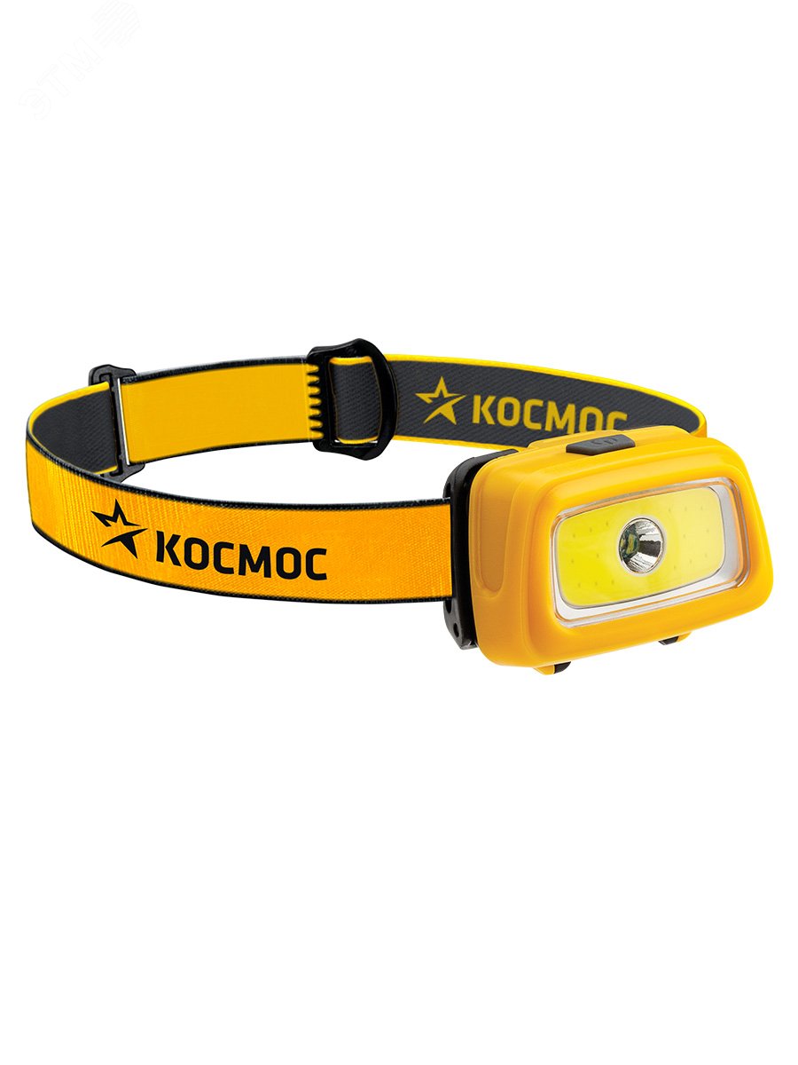 Фонарь налобный , XPE LED + 3W COB, 3 батарейки ААА, 80 Lm, 220 Lm,