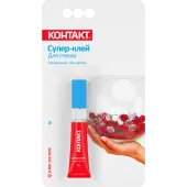 Супер-клей '''' Для стекла, 3 г, бл, арт. КМ 120-Б03 С, шоу-бокс