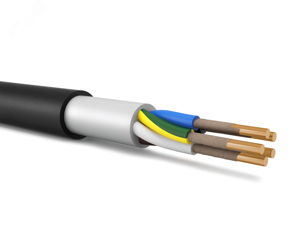 Кабель силовой ППГнг(A)-FRHF 5х35ок (N.PE)-0.660  однопроволочный                                                                                                                                                                                              