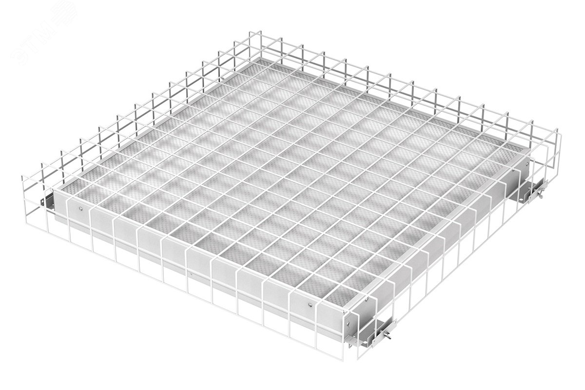 Решетка защитная SPO-BAR-650-650 из армированной стали для светильников 657х657х98 армстронг