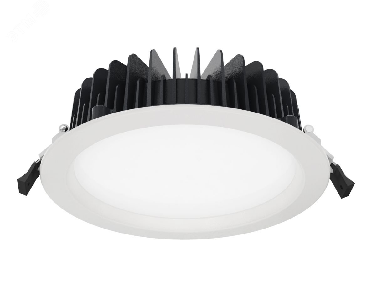 Светильник светодиодный встраиваемый downlight TLDR08-24-950-OL-EM1 24Вт 1950лм 5000K Ra90 IP65/IP20  с БАП 1 час