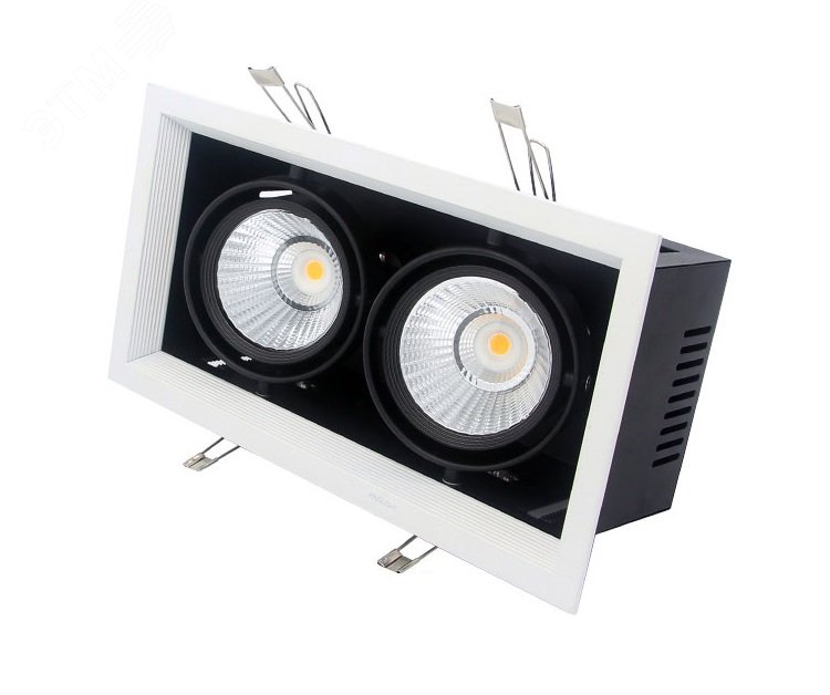 Светильник светодиодный трековый ALGOL 2 LED 2x30W 4000K 36 deg. silver