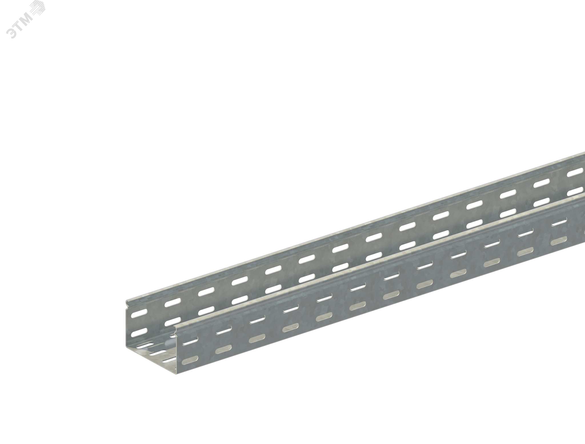 Лоток монтажный прямой перфорированный замковый ЛППЗ.100.100.3000.1,5.2