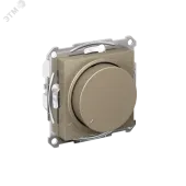 ATLASDESIGN СВЕТОРЕГУЛЯТОР (диммер) повор-нажим, LED, RC, 400Вт, мех., ШАМПАНЬ