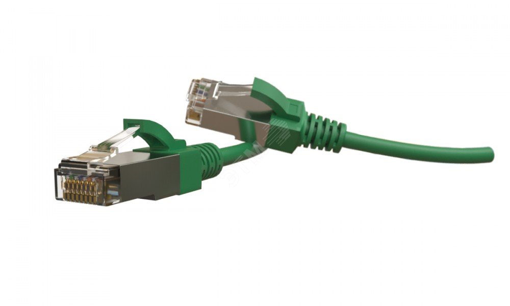 Патч-корд PC-LPT-SFTP-RJ45-RJ45-C6-1.5M-LSZH-GN S/FTP категория 61.5 мзеленый