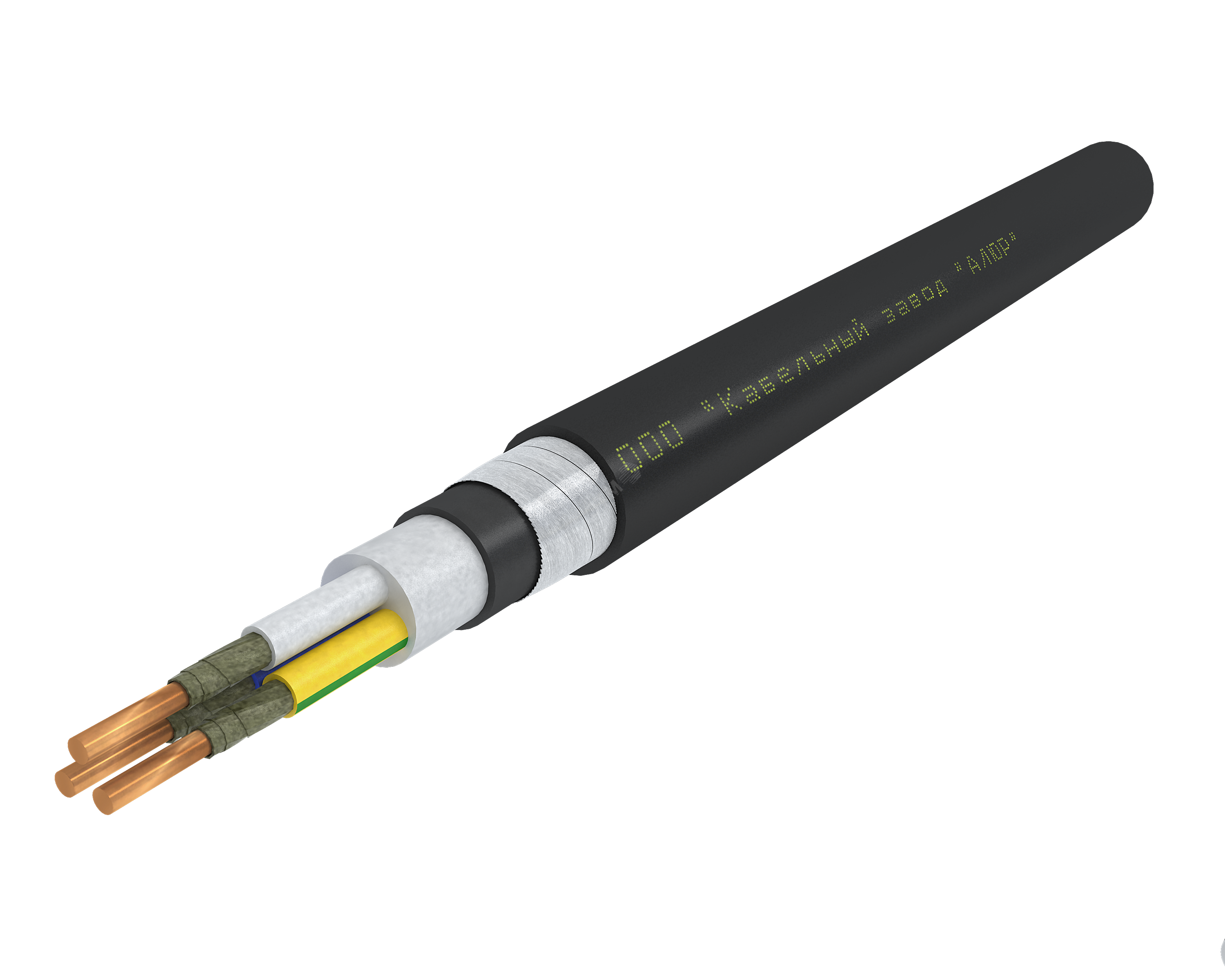 Кабель силовой ВБШвнг(А)-FRLS 3х4.0 ок(N.РЕ)-1 Ч. бар