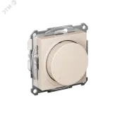 ATLASDESIGN СВЕТОРЕГУЛЯТОР (диммер) повор-нажим, LED, RC, 400Вт, мех., БЕЖЕВЫЙ