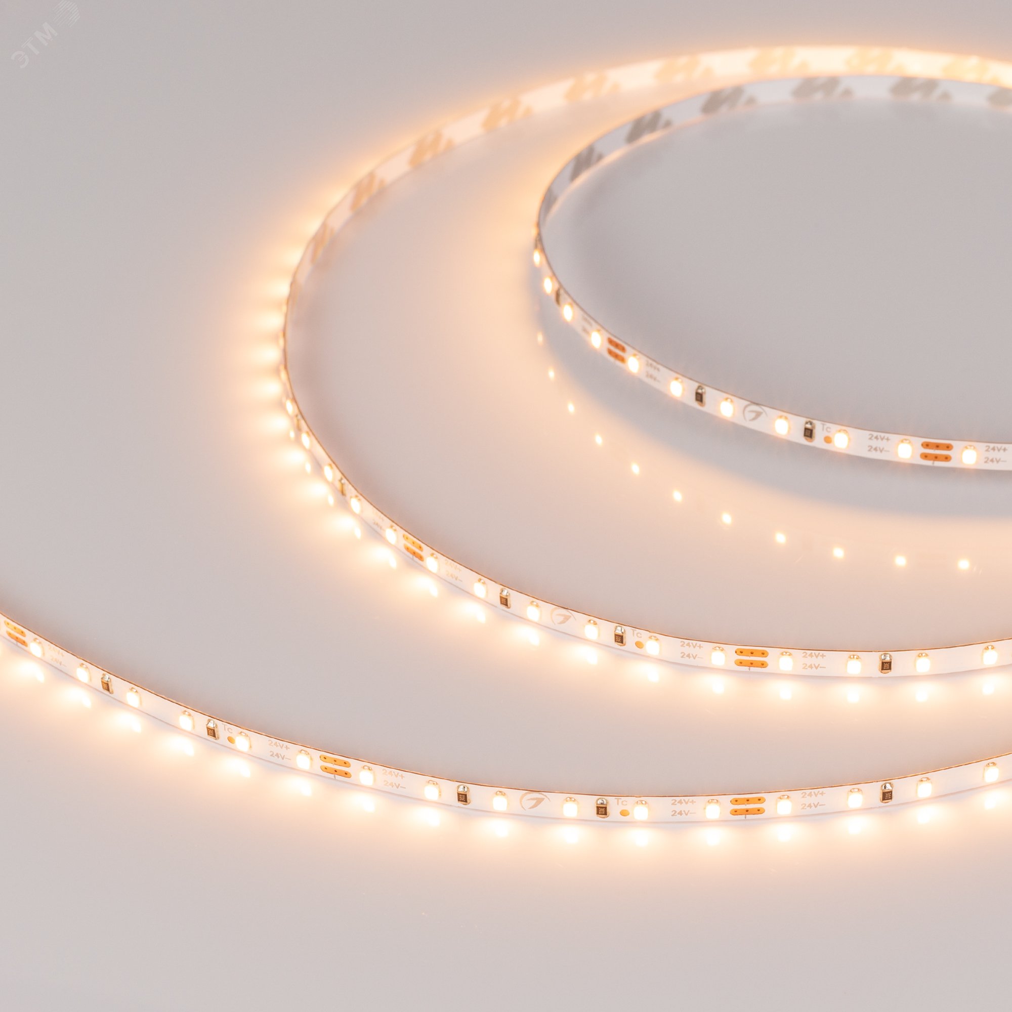 Лента LED MICROLED-M120-4мм 24V Warm2700 (5.4 W/m, IP20, 2216, 5м) (ARL, узкая)