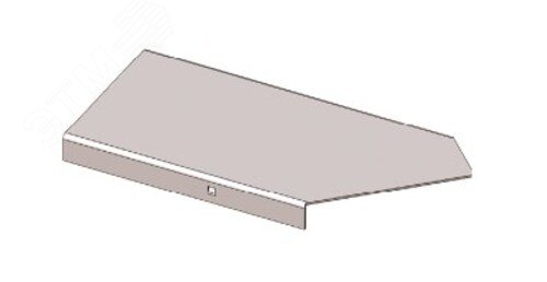 Крышка к угловому лотку КЛУ 50-135 У3 поворот на 135, окрашенная, S1,0
