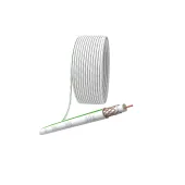 Кабель коаксиальный SAT 703 B 75 Ом Cu/(оплётка Cu 75%) PVC цвет белый 10 м