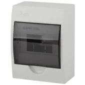 Корпус пластиковый навесной ЭРА SIMPLE ЩРН-П-06   IP41 прозрачная крышка белый