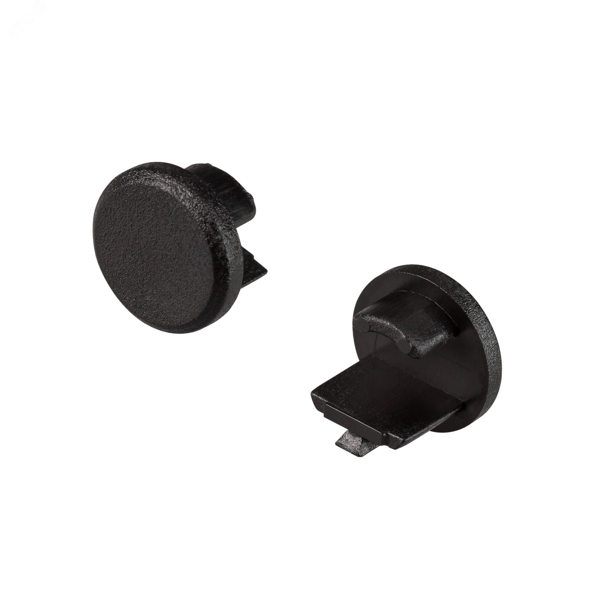 Заглушка для ROUND-D10.5 BLACK глухая (пластик)