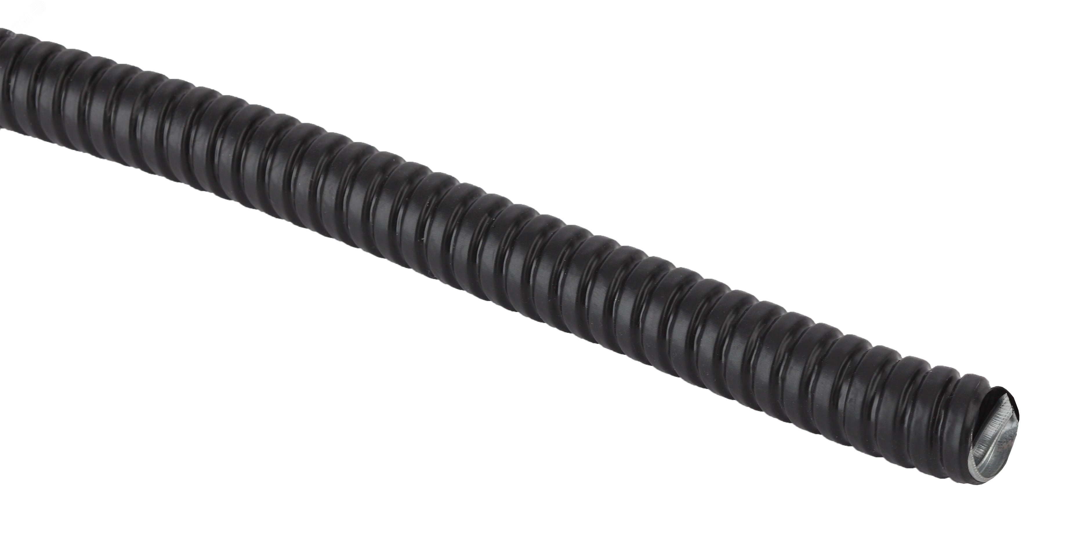 Металлорукав MT-RZ-CPng-25-20 Р3-ЦПнг-25 в ПВХ изоляции черный с протяжкой 20м