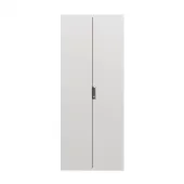 Дверь двойная сплошная IT-CQE 1600x600. RAL7035
