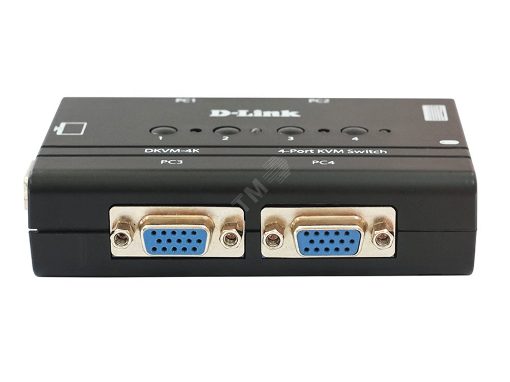 Переключатель KVM 4 порта VGA и PS/2