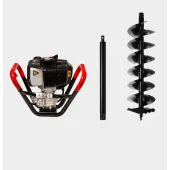 Спецкомплект FROZEN & ROCKY GroundDrill SET N2 (Бензобур GroundDrill-2 + шнек Frozen Ground Drill 150 (800 мм) + удлинитель Extension 500 (50 см))