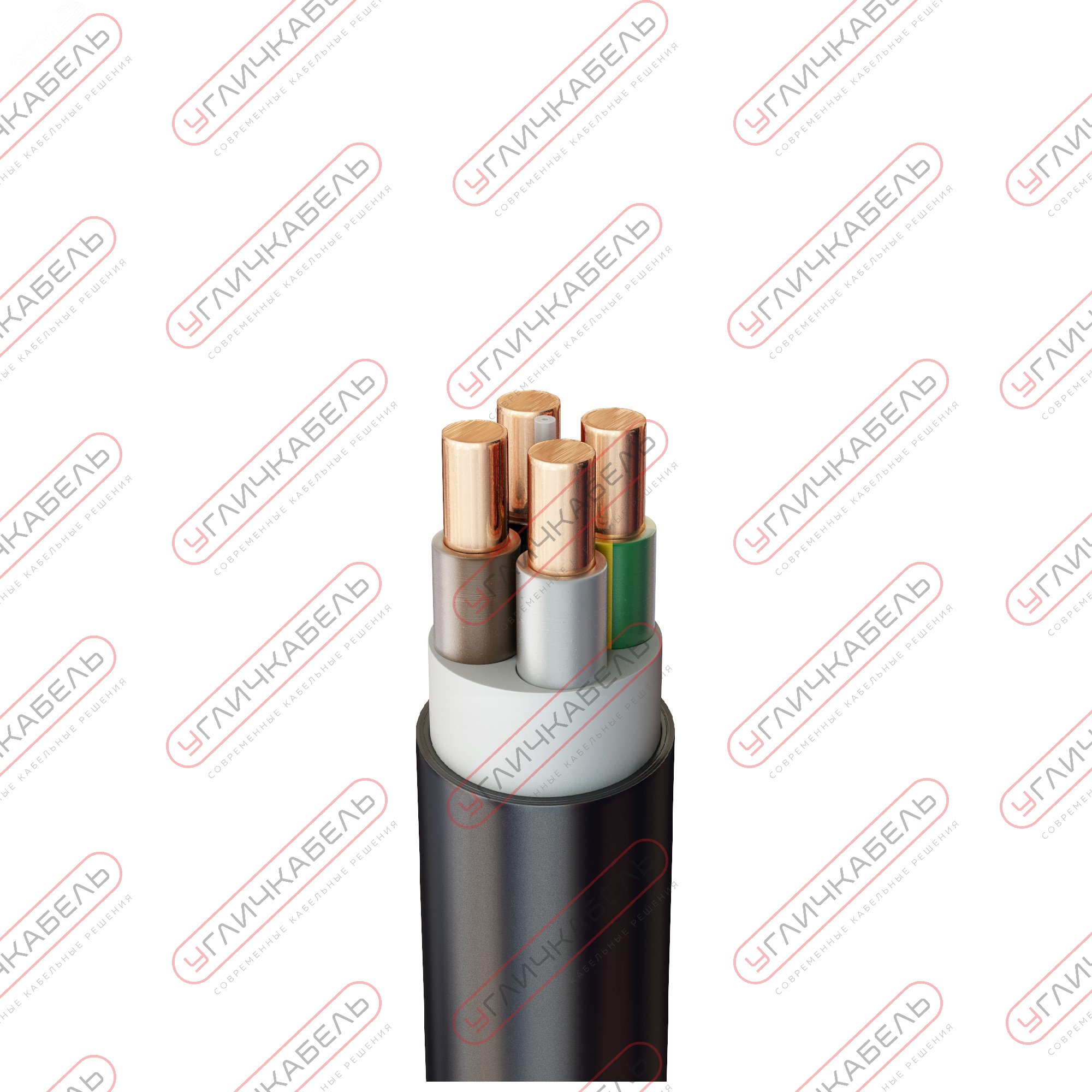 Кабель силовой ПвПГнг(А) -HF 4x10 ок(N)-0,66