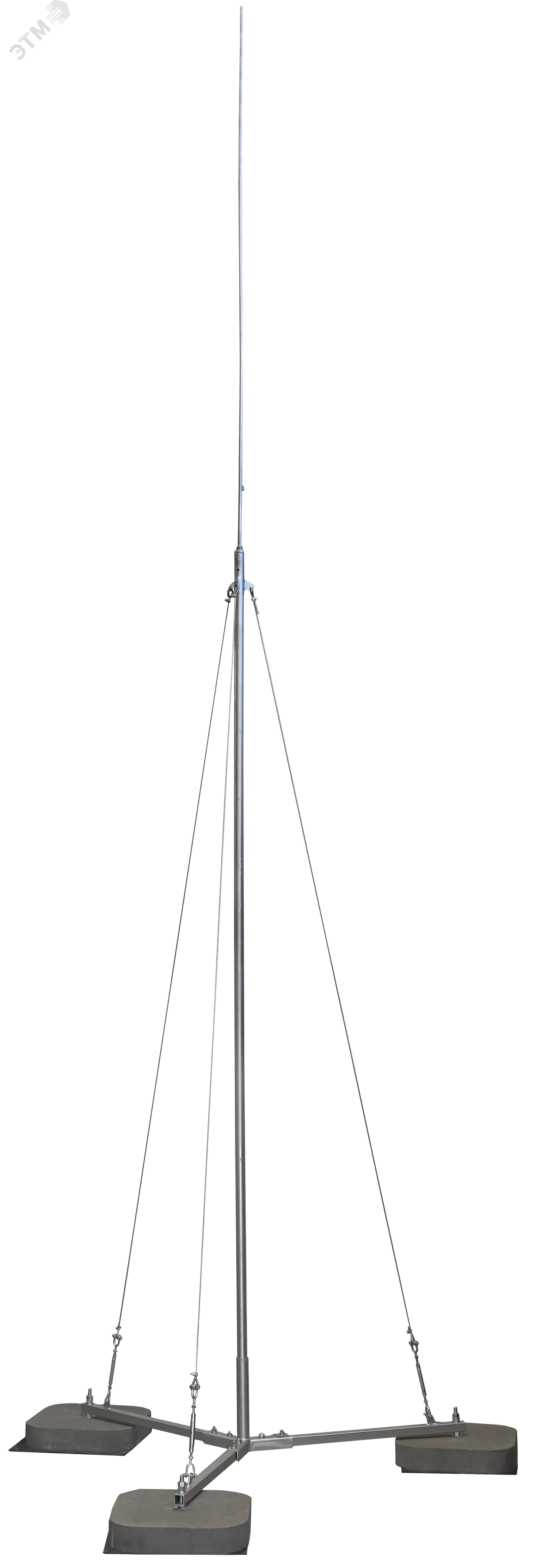 Комплект молниеприемника 5м с бетонным основанием (тренога) IEK