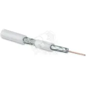 Кабель коаксиальный SAT703N 75 Ом жила - 17 AWG (1.13 мм медь solid) экран - фольга+оплетка (луженная медь 45%) общий диаметр 6.6мм изоляция PVC белый (бухта 500 м)