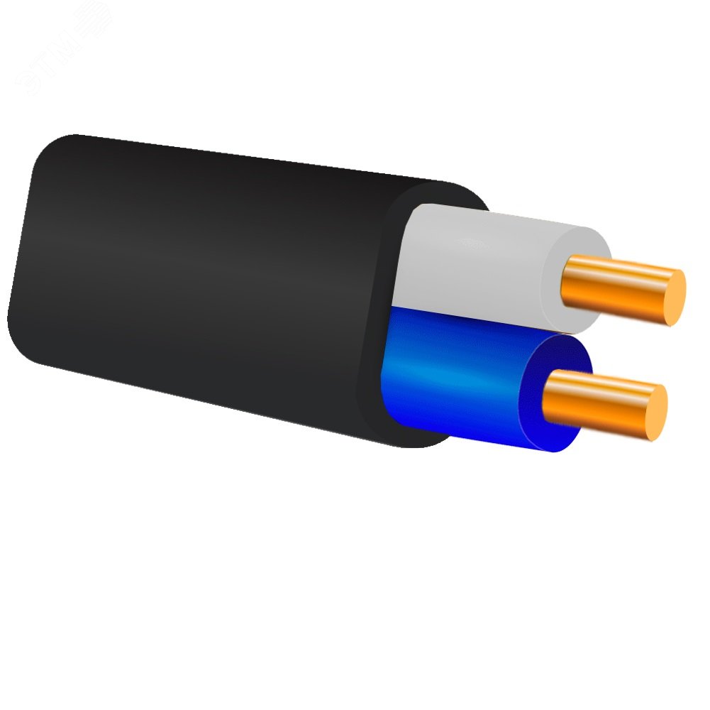 Кабель силовой ВВГ-П 2х6ок (N) - 0.66 (б) ТРТС
