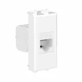 Avanti Розетка компьютерная RJ-45 без шторки      модульная кат.6 Белое облако 1 модуль