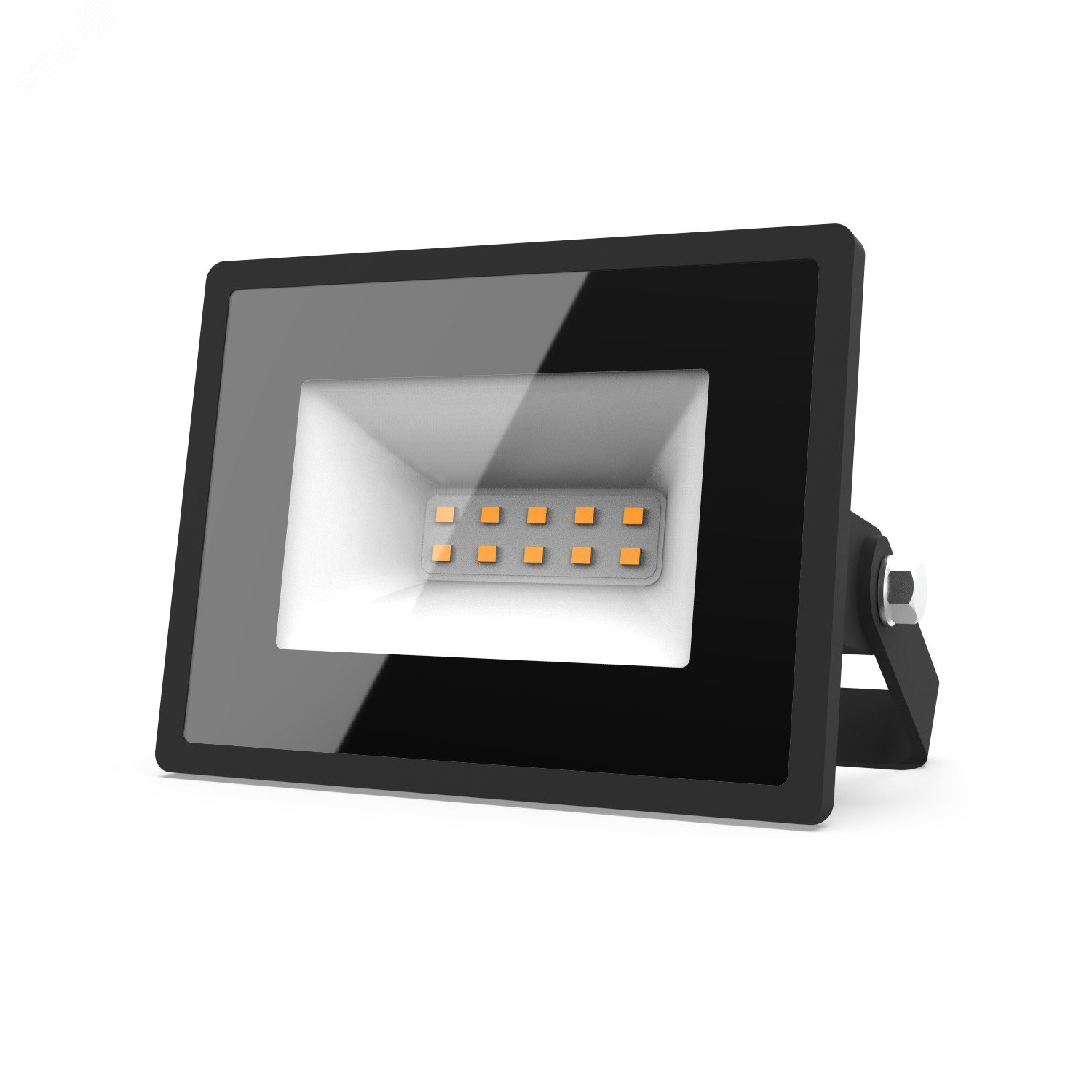 Прожектор светодиодный ДО 10 Вт 3000К 890 лм 175-265В IP65 76х93х28мм Алюминий Elementary G2 Gauss