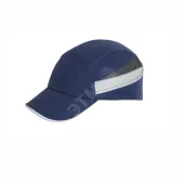 Каскетка RZ BioT CAP синяя (защитная, ударопрочная, укороченный козырек, светоотражающие вставоки, регулировка по размеру головы с 56 см по 59 см с помощью застежки-блочк, -10°C + 50°C )