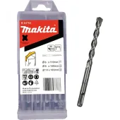 Набор буров SDS-Plus Centering tip, 5 шт (6х110x1, 8х160х2,10х160х2)