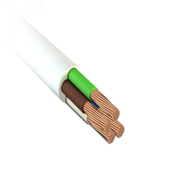 Провод соединительный ПВС 4х0.75 ТРТС