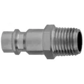 Штуцер БРС европейского типа с наружной резьбовой частью BSPT 1/4''