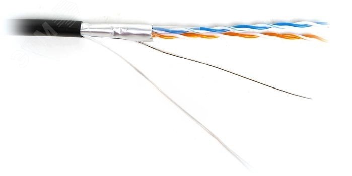Витая пара FTP 2 пары AWG 24 категория 5е экран внутренняя Cu Standart 100м